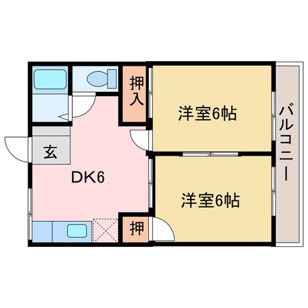 グリーンヒルの物件間取画像